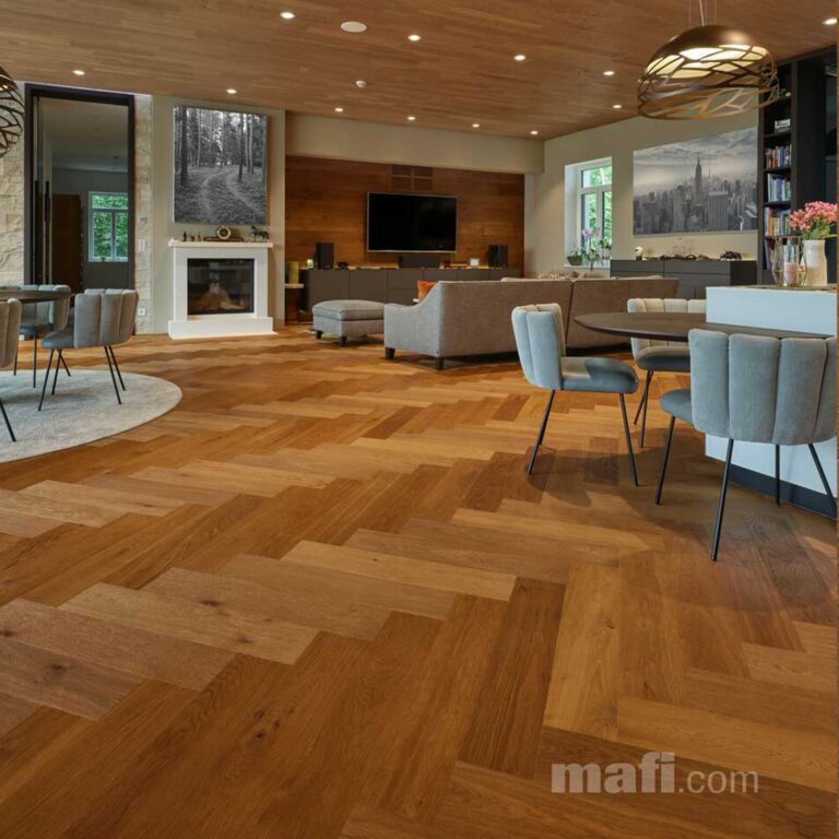 Moderan parket riblja kost